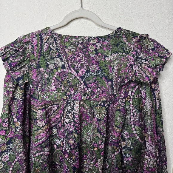 NWT Cleobella Ainsley Floral Paisley Top XL - Picture 9 of 13